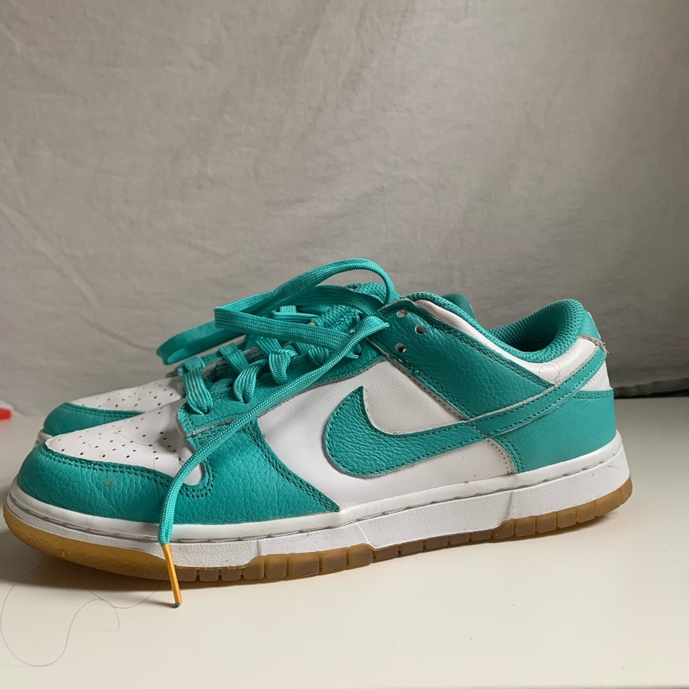 Nike Teal and White Sneakers